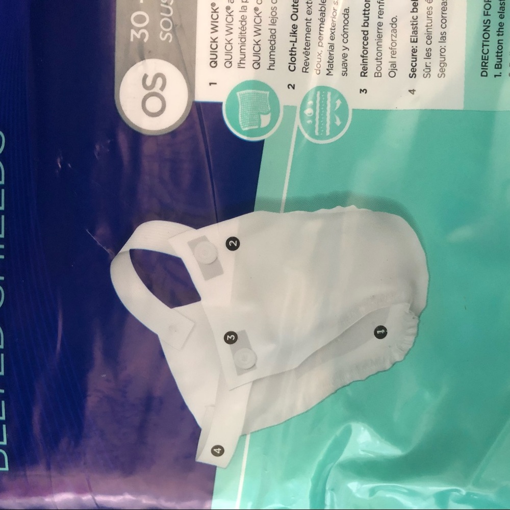 Prevail adult diapers.sealed
